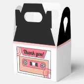 Cute Retro gemengde tapedrek Bedankdoosjes (Geopend)