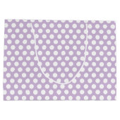 Cute Retro Girl Gift Bag Groot Cadeauzakje (Achterkant)