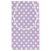 Cute Retro Girl Gift Bag Klein Cadeauzakje (Achterkant)