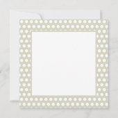 Cute Retro Girl Tan Flat Hallo Kaart (Achterkant)