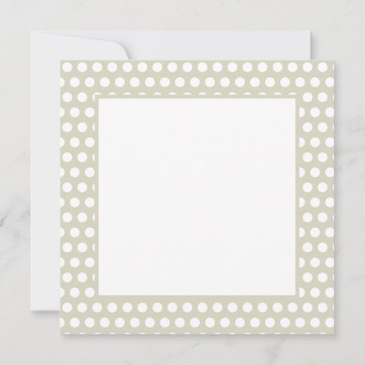 Cute Retro Girl Tan Flat Hallo Kaart (Achterkant)