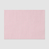 Cute retro girly pastel roze houndstooth patroon tissuepapier (Voorkant)
