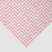 Cute retro girly pastel roze houndstooth patroon tissuepapier (Detail)