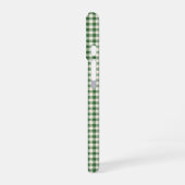 Cute Retro Green Gingham Pset Pattern iPhone 16 Hoesje (Linkerkant)