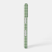 Cute Retro Green Gingham Pset Pattern iPhone 16 Hoesje (Rechterkant)