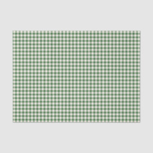 Cute Retro Green Gingham Pset Pattern  Tissuepapier
