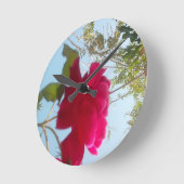 Cute Retro Hakuna Matata Gift Blue Red Green SKY Ronde Klok (Hoek)