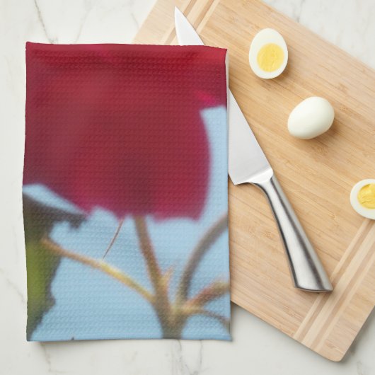 Cute Retro Hakuna Matata Gift Blue Red Green SKY Theedoek (Quarter Fold)