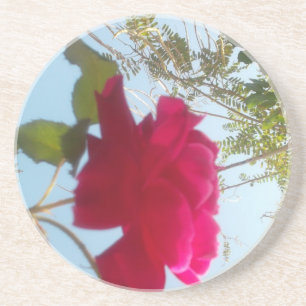 Cute Retro Hakuna Matata Gift Blue Red Green SKY Zandsteen Onderzetter