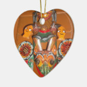 Cute Retro Halloween Bash Hakuna Matata Party Gift Keramisch Ornament (Links)