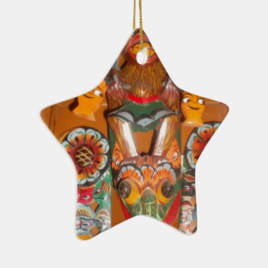 Cute Retro Halloween Bash Hakuna Matata Party Gift Keramisch Ornament (Rechts)