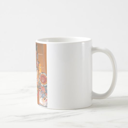 Cute Retro Halloween Bash Hakuna Matata Party Gift Koffiemok (Rechts)