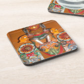 Cute Retro Halloween Bash Hakuna Matata Party Gift Onderzetter (Linkerzijde)