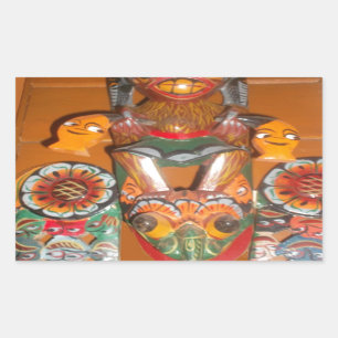 Cute Retro Halloween Bash Hakuna Matata Party Gift Rechthoekige Sticker