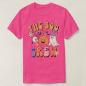 Cute Retro  Halloween Ghost Boo Pumpkin Spi T-shirt (Design voorkant)