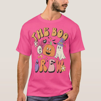 Cute Retro  Halloween Ghost Boo Pumpkin Spi T-shirt
