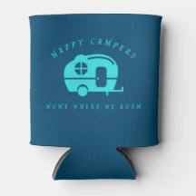 Cute Retro Happy Campers Home waar we roam