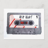 Cute retro hip hop mixtape briefkaart (Voorkant)