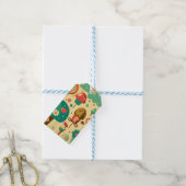 Cute retro  ijscrèmes cadeaulabel (Met Touw)