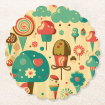 Cute retro ijscrèmes