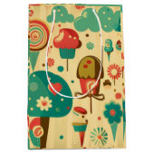 Cute retro  ijscrèmes medium cadeauzakje (Voorkant)