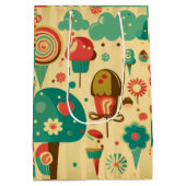Cute retro  ijscrèmes medium cadeauzakje (Achterkant)