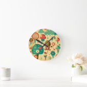 Cute retro  ijscrèmes ronde klok (Huis)