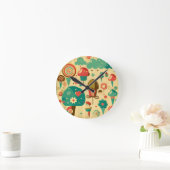 Cute retro  ijscrèmes ronde klok (Huis)