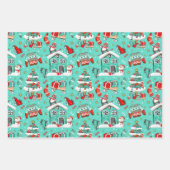 Cute Retro Inpakpapier Vel (Voorkant 3)