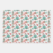 Cute Retro Inpakpapier Vel (Voorkant 2)