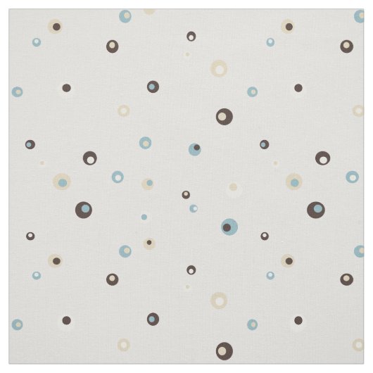 Cute retro kleurful polka stips stof (Swatch)