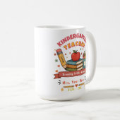 Cute Retro Kleuterleraar Mok (Voorkant rechts)