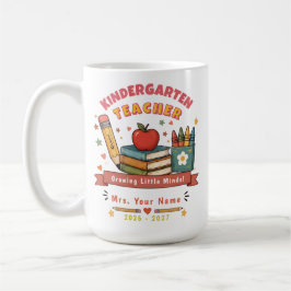 Cute Retro Kleuterleraar Mok