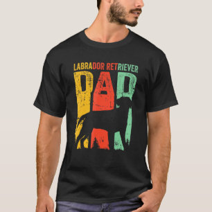 Cute Retro Lab Labrador Retriever Dog Pap T-shirt