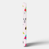 Cute Retro Litte Owls Monogrammed Case-Mate iPhone Case (Achterkant / Links)