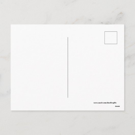 Cute retro  Mam en Baby Feestdagenkaart (Achterkant)