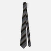 Cute retro modern stripes stropdas (Voorkant)
