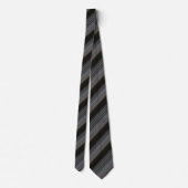 Cute retro modern stripes stropdas (Achterkant)