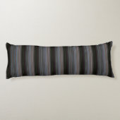 Cute retro moderne strepen lichaamskussen (Achterkant)