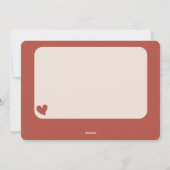 Cute Retro Moederdag Feestdagenkaart (Achterkant)