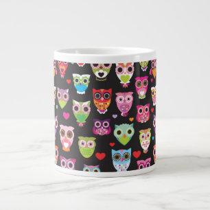 Cute retro owl mok