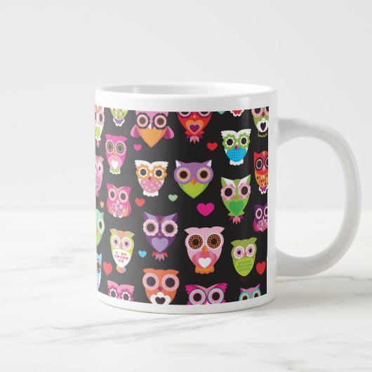 Cute retro owl mok (Rechts)