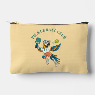 Cute Retro Papegaai Kids Aangepaste Pickleball Clu Etui