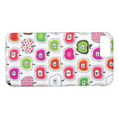 Cute retro patroon Case-Mate iPhone case (Achterkant (Horizontaal))