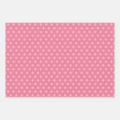 Cute Retro Pink Cadeaus Holiday Kerstmis Inpakpapier Vel (Voorkant 2)