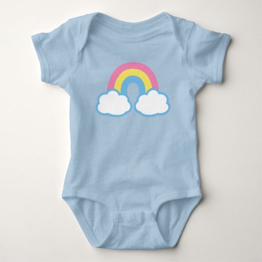 Cute Retro Rainbow Romper (Voorkant)