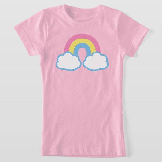 Cute Retro Rainbow T-Shirt (Laagn)