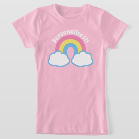 Cute Retro Rainbow T-Shirt (Laagn)
