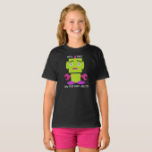 Cute Retro Robot - Ghoul Green - Evil Twin T-shirt (Voorkant volledig)