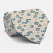 Cute retro romantic daisy stropdas (Opgerold)
